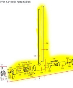 Minn Kota Terrova Saltwater Shaft (Tube) and Motor Assembly