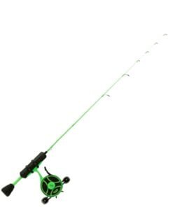 13 Fishing Radioactive Pickle Inline Ice Fishing Combo