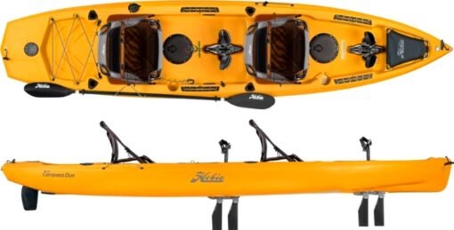 Hobie Mirage Compass Duo Tandem Sit-On-Top Kayak with Paddle